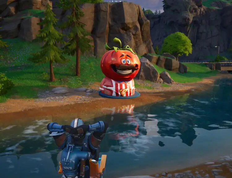 Fortnite's OG Tomato Head Rifts Into Chapter 6 Map in Wild Crossover