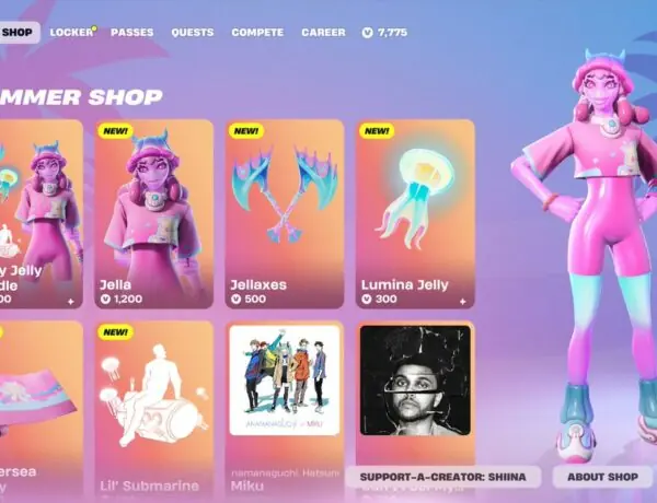 Fortnite's Party Jelly Skin Drops and Gamers Are Going Wild