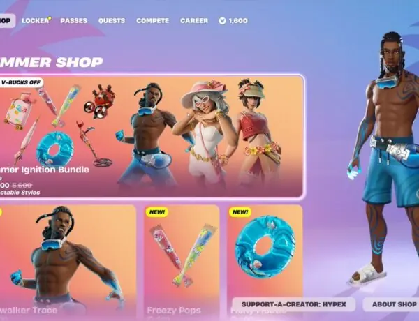 Fortnite Summer Skins Bundle Drops for 2,400 V-Bucks – HYPEX Code Support