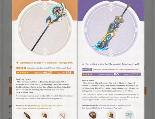 Genshin Impact 5.8 Weapons Spark Debate Among Players