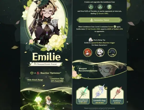 Genshin Impact Players React to Emilie's Mysterious Notes and Burning Potential
