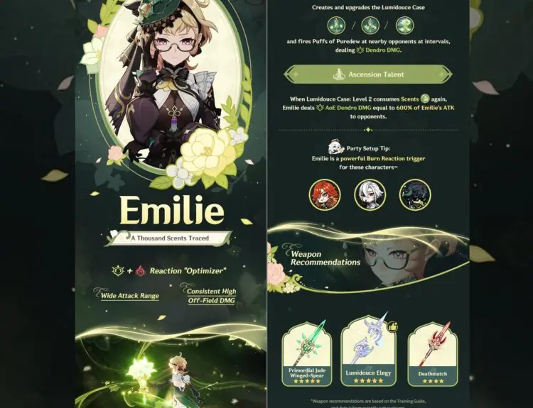 Genshin Impact Players React to Emilie's Mysterious Notes and Burning Potential