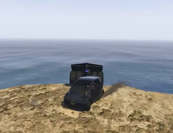 GTA Online player pulls off insane lighthouse landing after rocket car blast