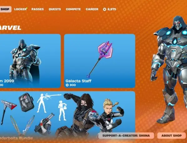 Marvel Rivals Doom and Galacta Staff Return to Fortnite in Epic Comeback