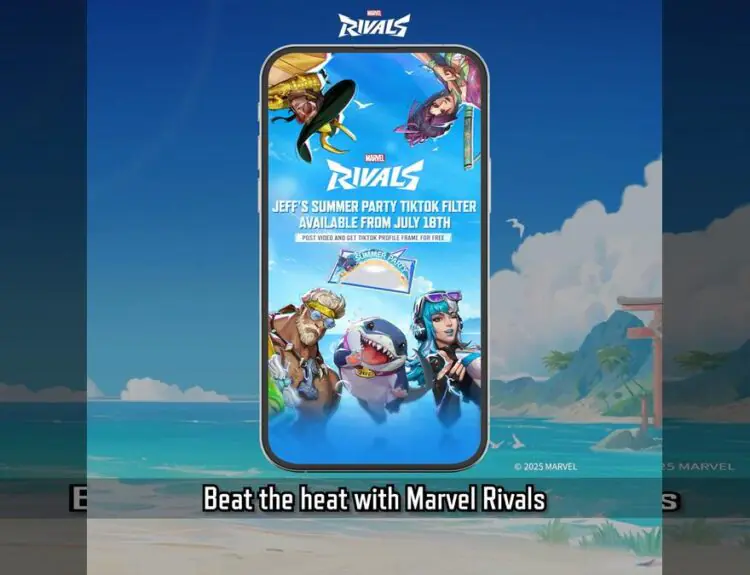 Marvel Rivals' Jeff Summer Party kicks off with TikTok contest and keychain prizes
