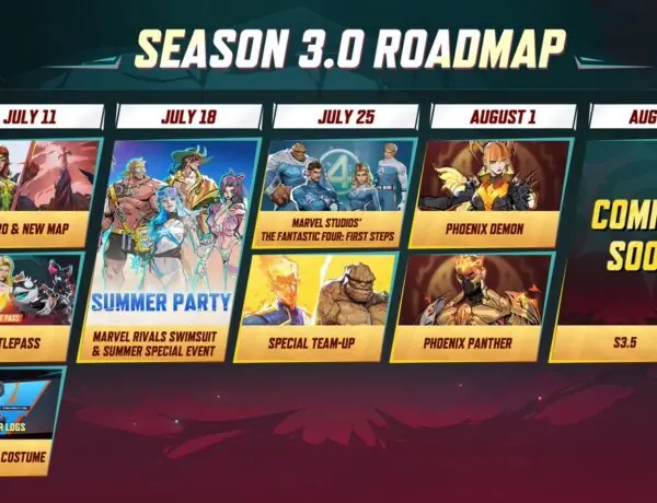 Marvel Rivals Season 3.0 Roadmap Drops With New Heroes, Summer Skins, and More