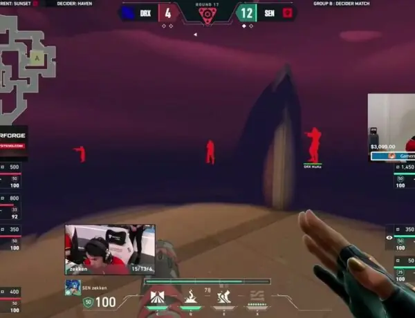 Sentinels Dominate DRX With 2-0 Victory in Stunning Valorant Showdown