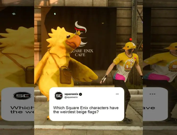 Square Enix's Beige Flag Tweet Sparks Hilarious Character Debates