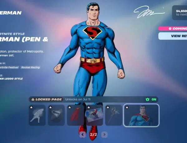 Superman Bonus Pages Finally Unlockable in Fortnite Battle Pass