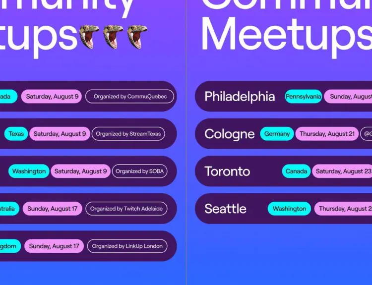 Twitch August MeetUps Spark Hype and Drama Among Gamers