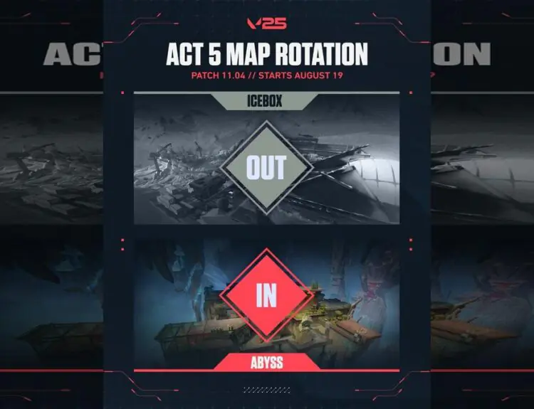 VALORANT Shakes Up Competitive Map Pool - Icebox Out, Abyss In