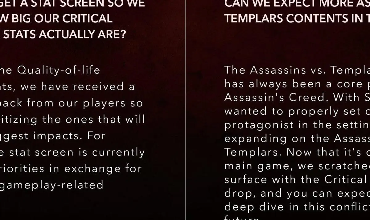 Assassin's Creed Shadows Devs Break Silence On Player Demands In Wild Reddit AMA