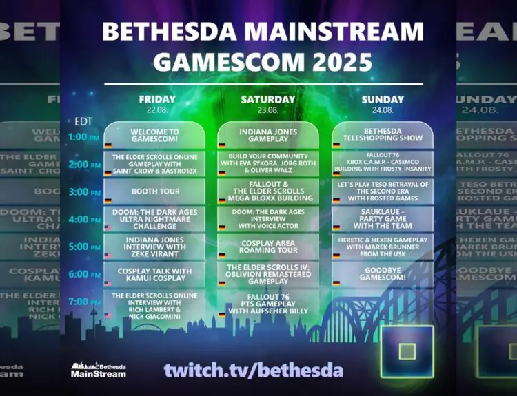 Bethesda's Gamescom Streams Spark Major Backlash From Starfield and Elder Scrolls Fans
