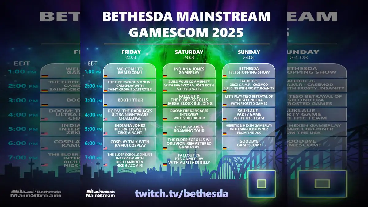 Bethesda's Gamescom Streams Spark Major Backlash From Starfield and Elder Scrolls Fans