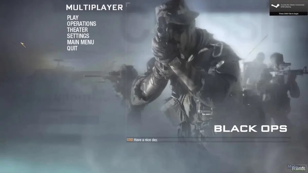 Call of Duty Black Ops menu music hits gamers right in the nostalgia