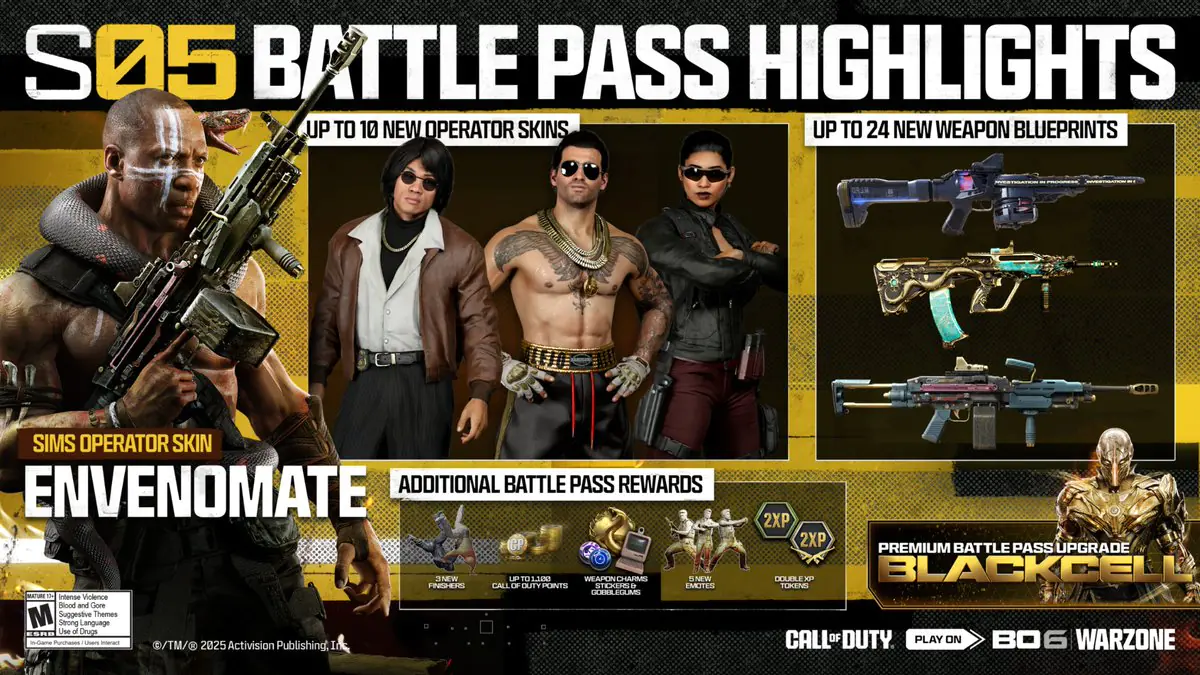Call of Duty Season 5 Battle Pass Drops With Wild New Content And Mixed Reactions
