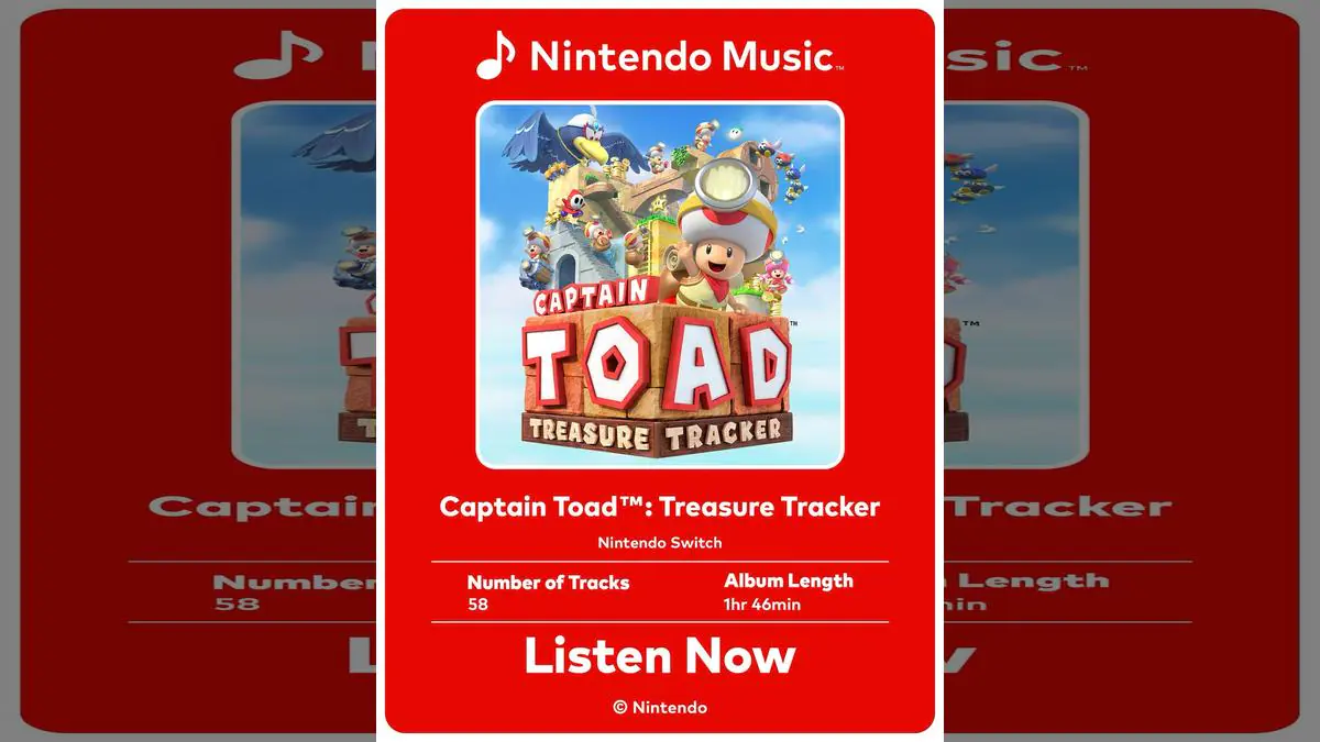 Captain Toad's Soundtrack Hits Nintendo Music App and Gamers Have Thoughts