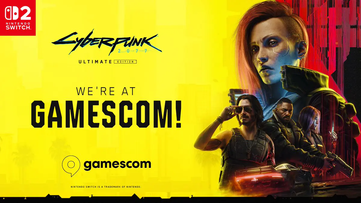 Cyberpunk 2077 Ultimate Edition Hits Nintendo Switch 2 at Gamescom 2025