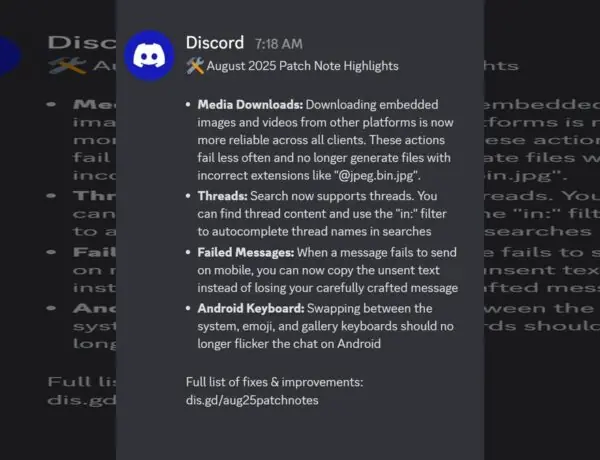 Discord Drops Major Update But Gamers Still Mad About AI Bans
