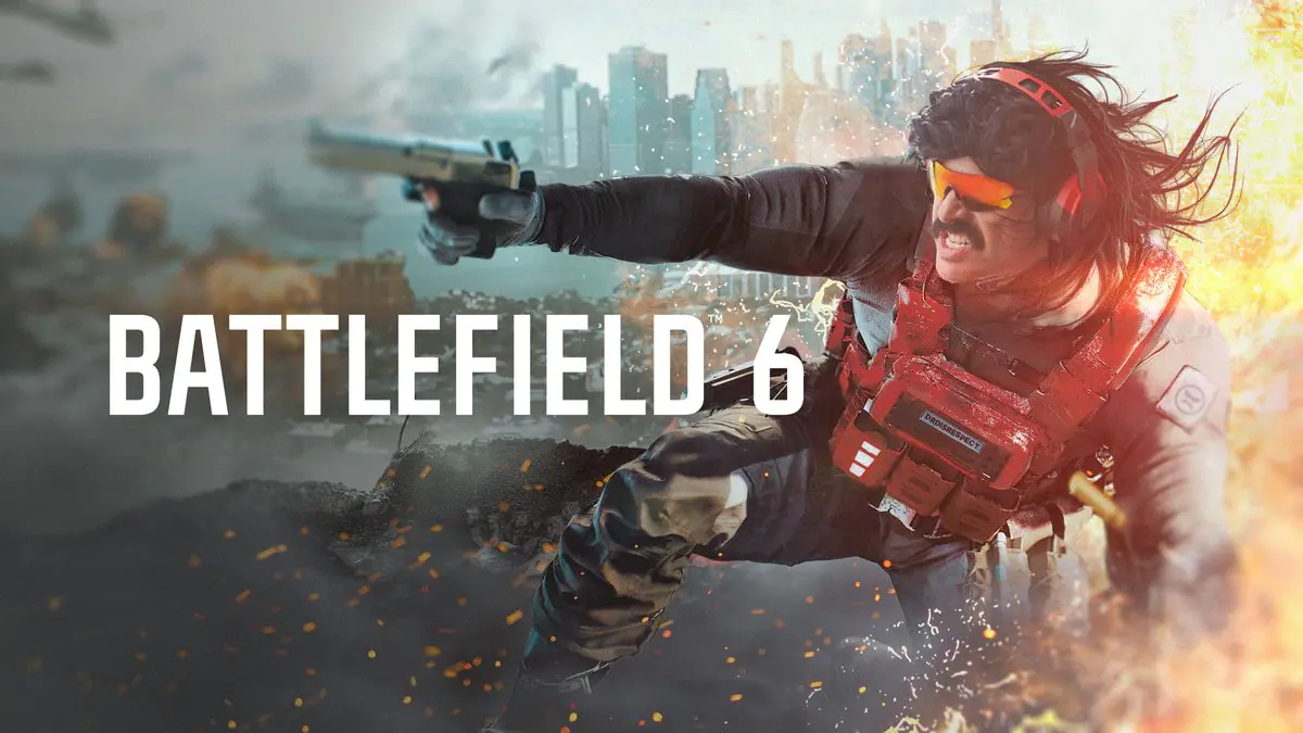 Dr Disrespect Drops On Battlefield 6 Stream With EA Hype Train