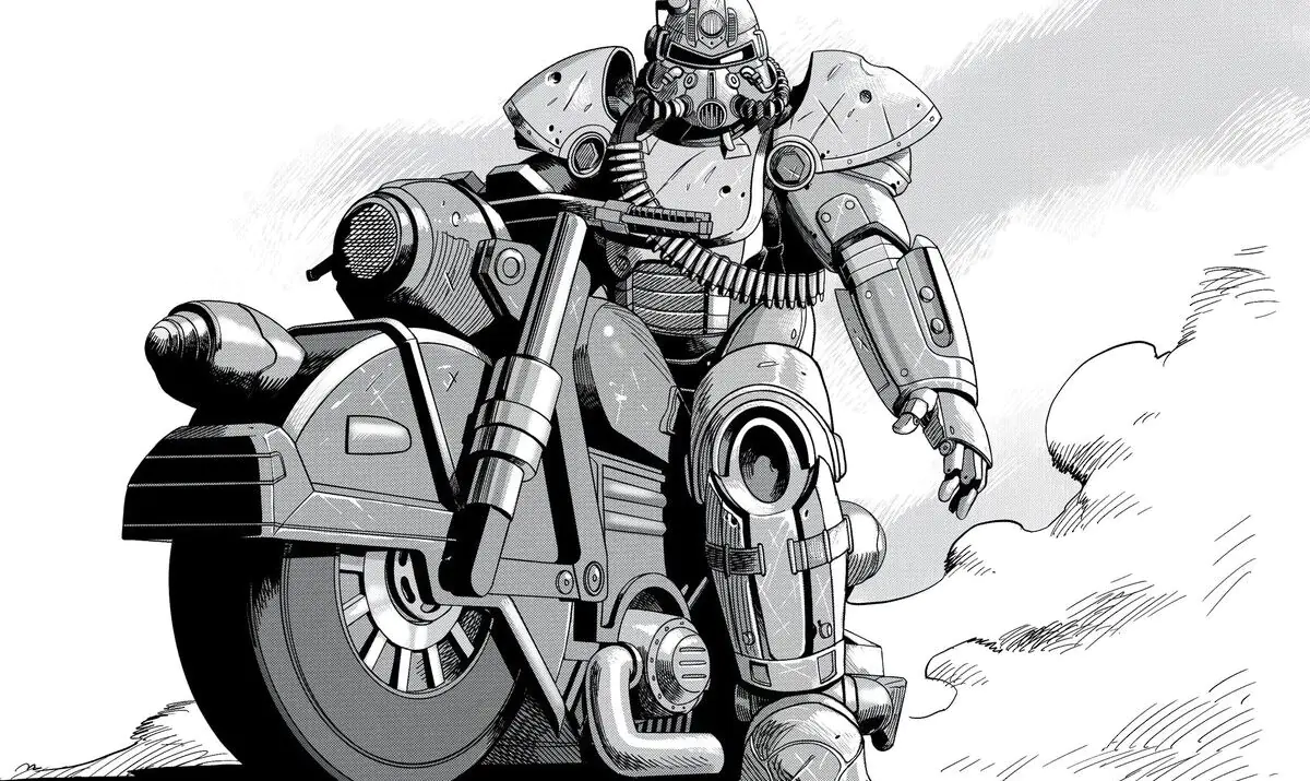 Fallout Fans Demand Motorcycles After Insane Power Armor Art Goes Viral
