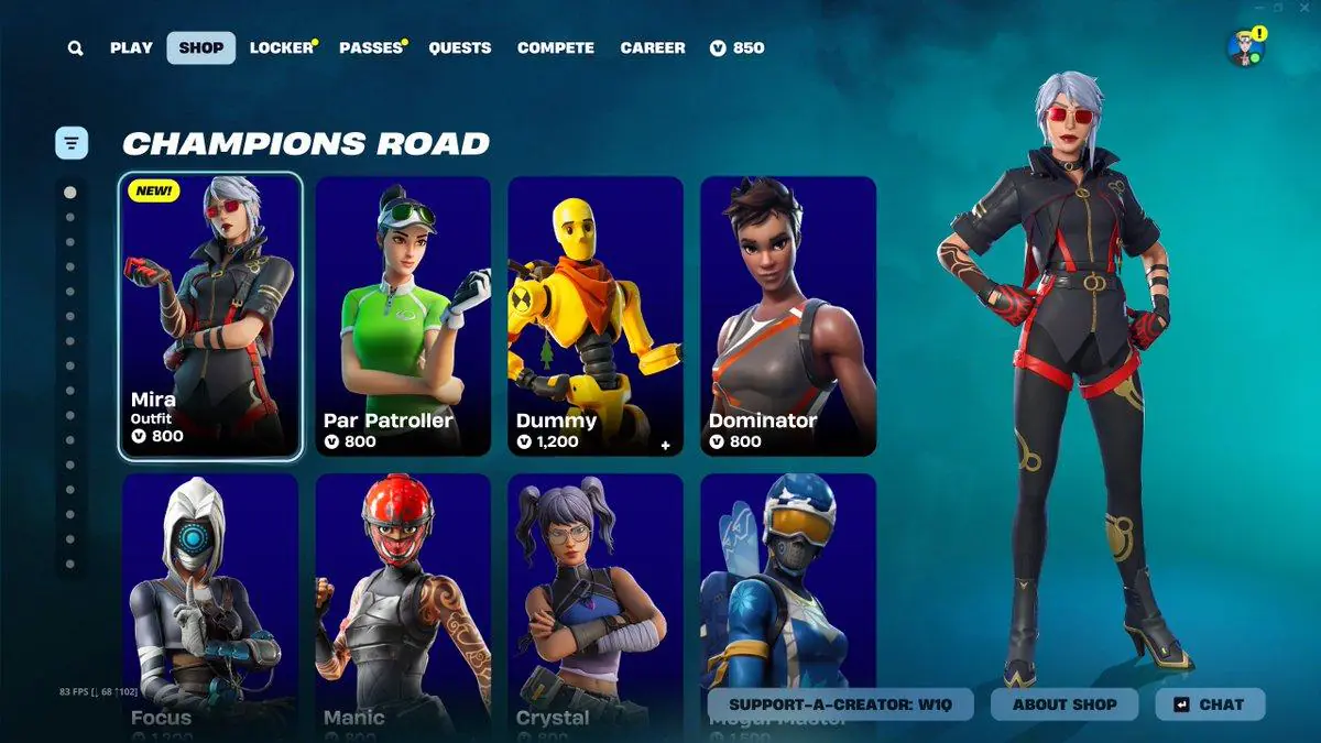Fortnite Drops New Mira Skin, Grimes Collab, and Lara Croft Return