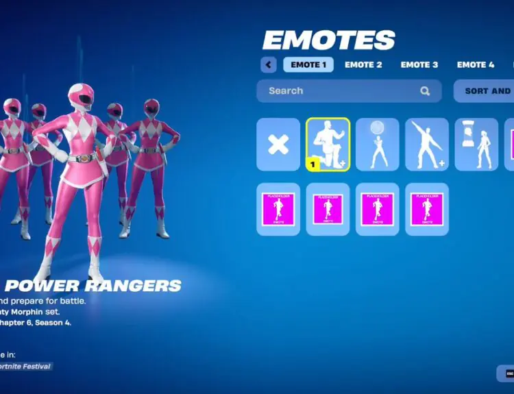 Fortnite Drops Power Rangers Emotes and Gamers Are Losing It