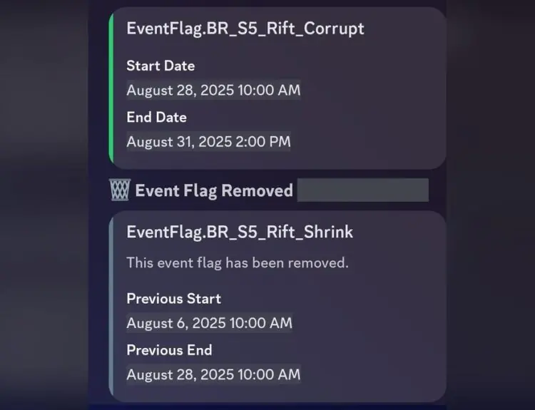 Fortnite OG Rift Set To Corrupt In Epic Live Event Today