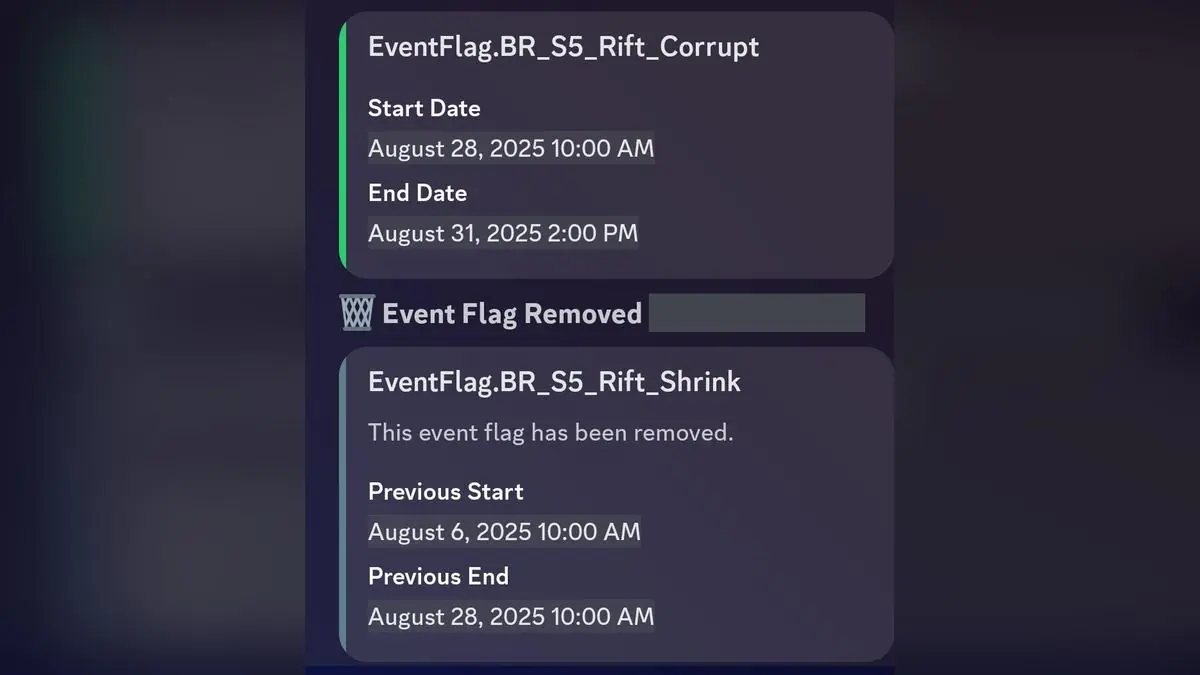 Fortnite OG Rift Set To Corrupt In Epic Live Event Today