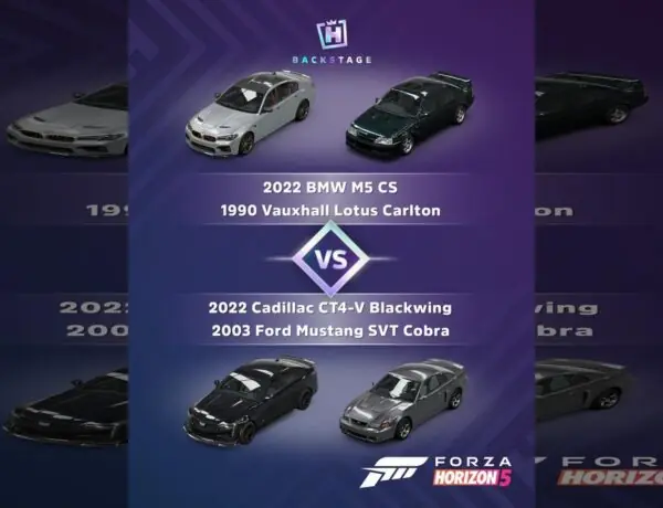 Forza Horizon 5's Latest Car Vote Pits BMW M5 CS Against Mustang SVT