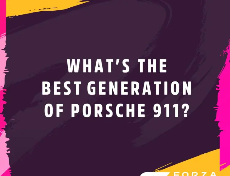 Forza Horizon Fans Debate Their Favorite Porsche Generations