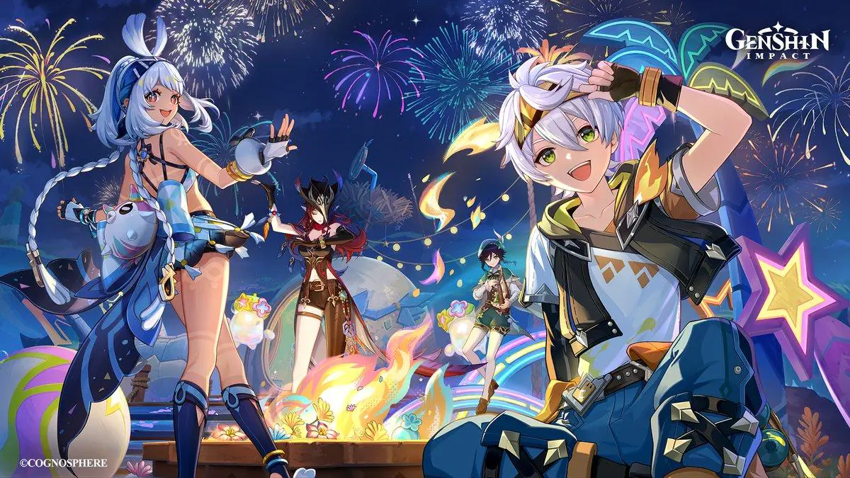 Genshin Impact Drops Sunspray Summer Resort Wallpapers For Version 5.8