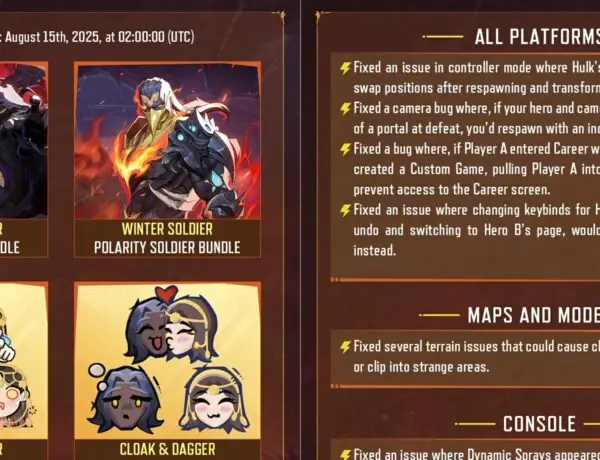 Marvel Rivals August 14 Patch Drops With No Downtime—But Players Want More