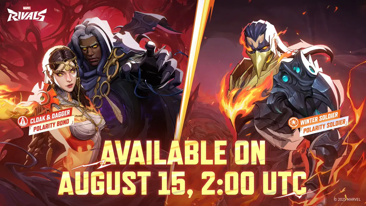 Marvel Rivals Drops Fire New Skins for Winter Soldier and Cloak & Dagger