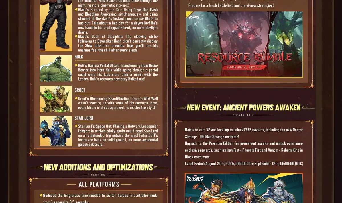 Marvel Rivals Patch 20250821 Drops With New Mode And Map But Players Are Furious About Matchmaking