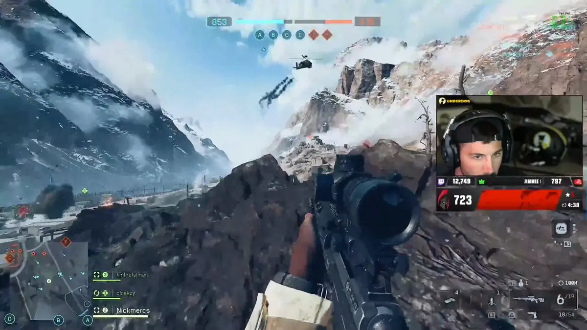 NICKMERCS Just Pulled Off The Wildest No-Scope in Battlefield 6 History