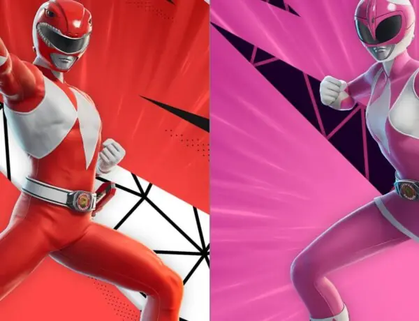 Power Rangers Red and Pink Skins Revealed in Epic Crossover