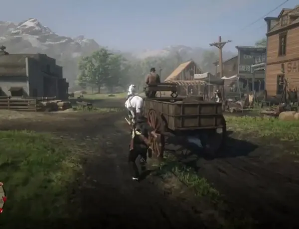Red Dead Online wagon glitch turns player into human cannonball