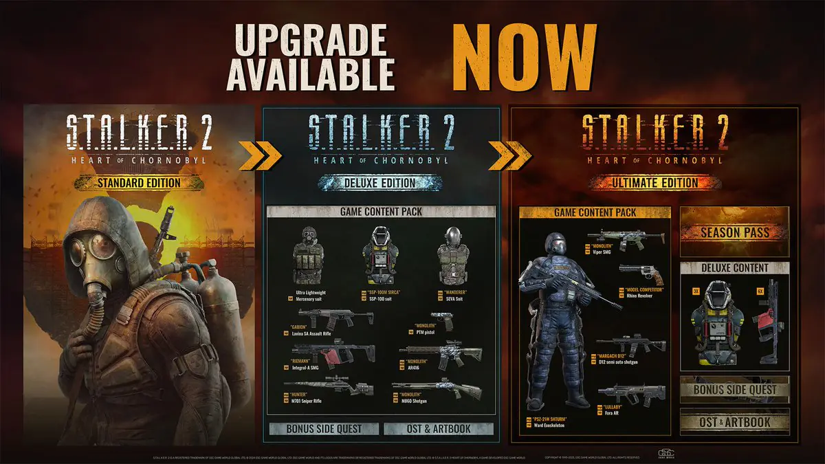 S.T.A.L.K.E.R. 2 drops surprise upgrade options with 30% discount — but fans are divided