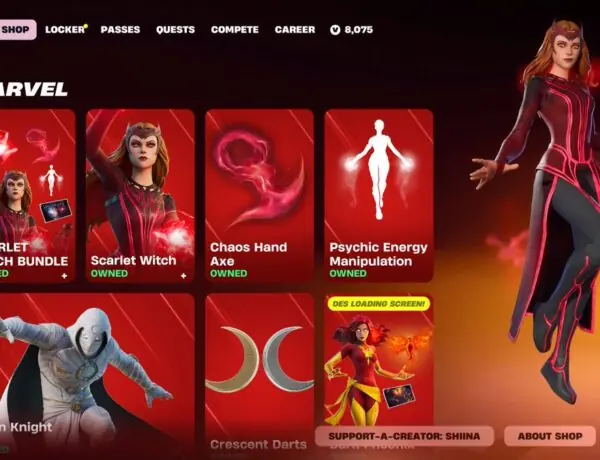 Wanda Maximoff Returns to Fortnite After a Year-Long Absence