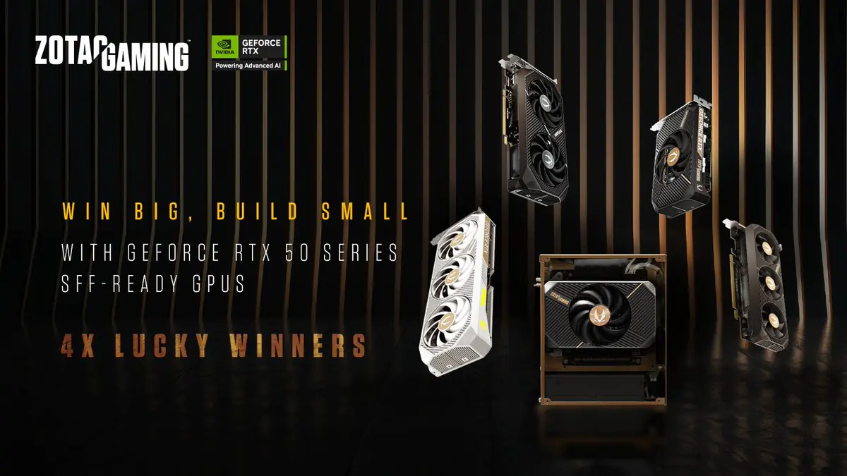 ZOTAC's RTX 50 Series Giveaway Has Gamers Going Wild