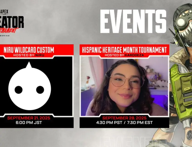 Apex Legends Creator Tournament Series Kicks Off With Nirunno and Karodeza Streams