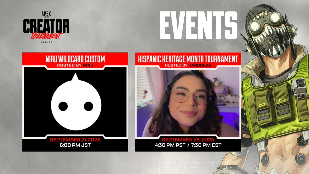 Apex Legends Creator Tournament Series Kicks Off With Nirunno and Karodeza Streams