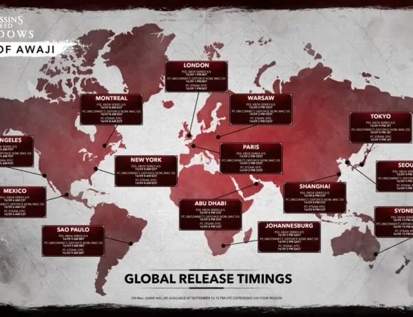 Assassin's Creed Shadows Claws of Awaji DLC Drops In 3 Days With Global Timings