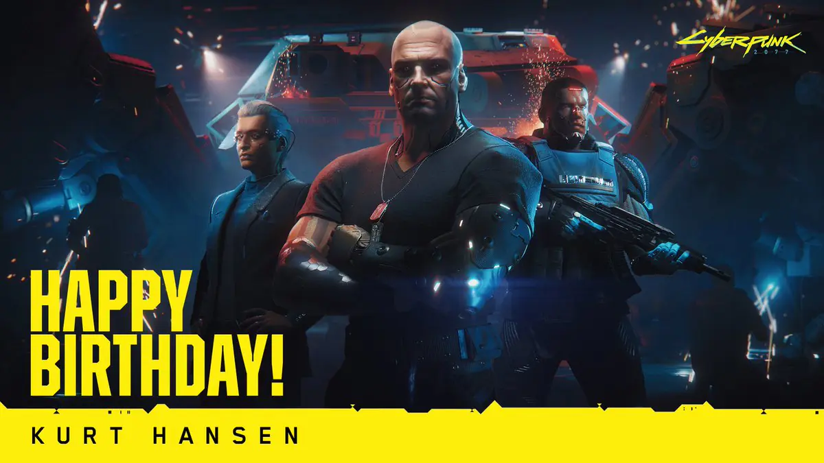 Cyberpunk 2077 Fans Celebrate Kurt Hansen's Birthday With Wild Reactions