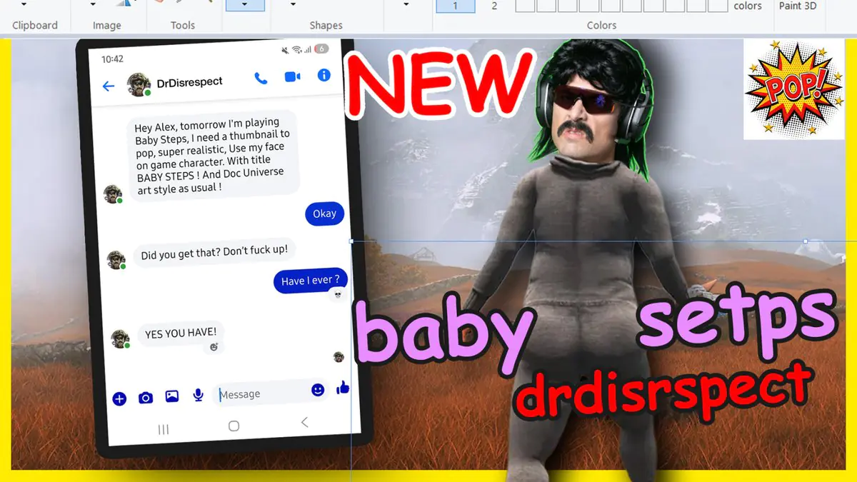 Dr Disrespect Forced to Play 'Baby Steps' While Director Alex is on Vacation