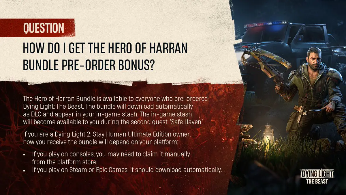 Dying Light 2 Pre-Order Chaos: Gamers Can't Claim Rewards on PS5 and Xbox