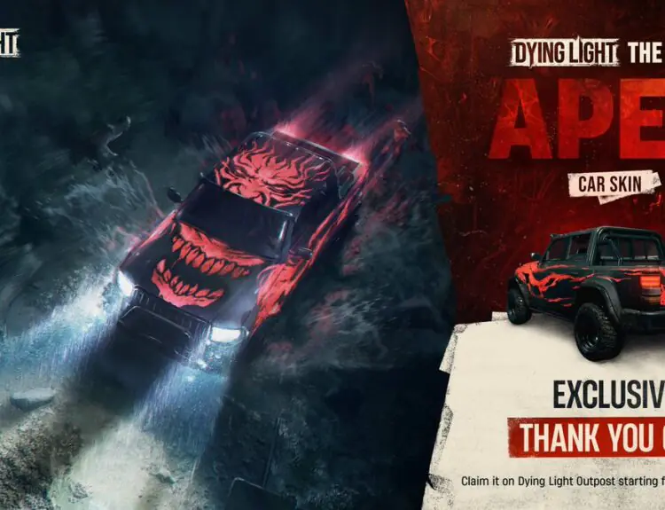 Dying Light The Beast Hits 1 Million Pre-Orders, Free Glow-In-The-Dark Car Skin For Everyone