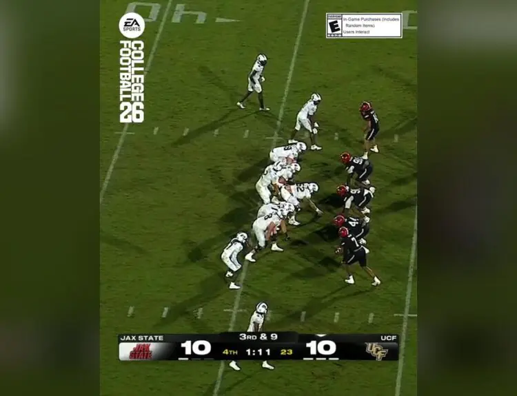 EA Sports College Football 25's UCF Play Goes Viral, Gamers Demand Fixes