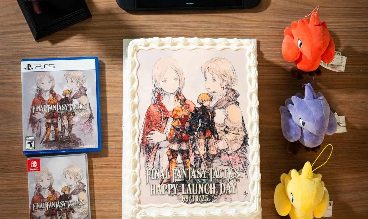 Final Fantasy Tactics Ivalice Chronicles Launch Gets Epic Cake Celebration